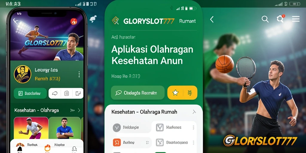 Tampilan antarmuka GLORYSLOT777 yang ramah pengguna untuk olahraga rumah.
