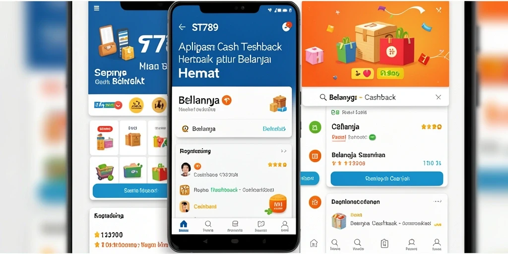 Tampilan antarmuka ST789 dengan fitur Cashback yang menarik.